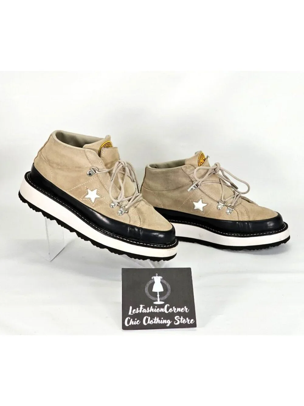 Converse Women's Beige Fleece Lined One Star Boot Sneakers Shoes Size 7.5 1962 - Picture 5 of 16